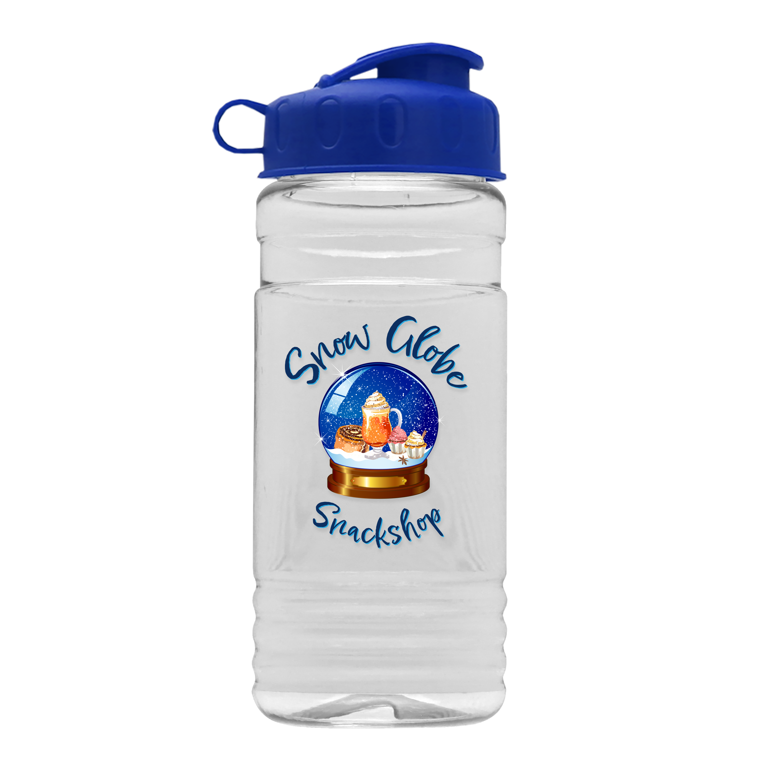 Clear Bottle with Flip Lid - 20 oz.